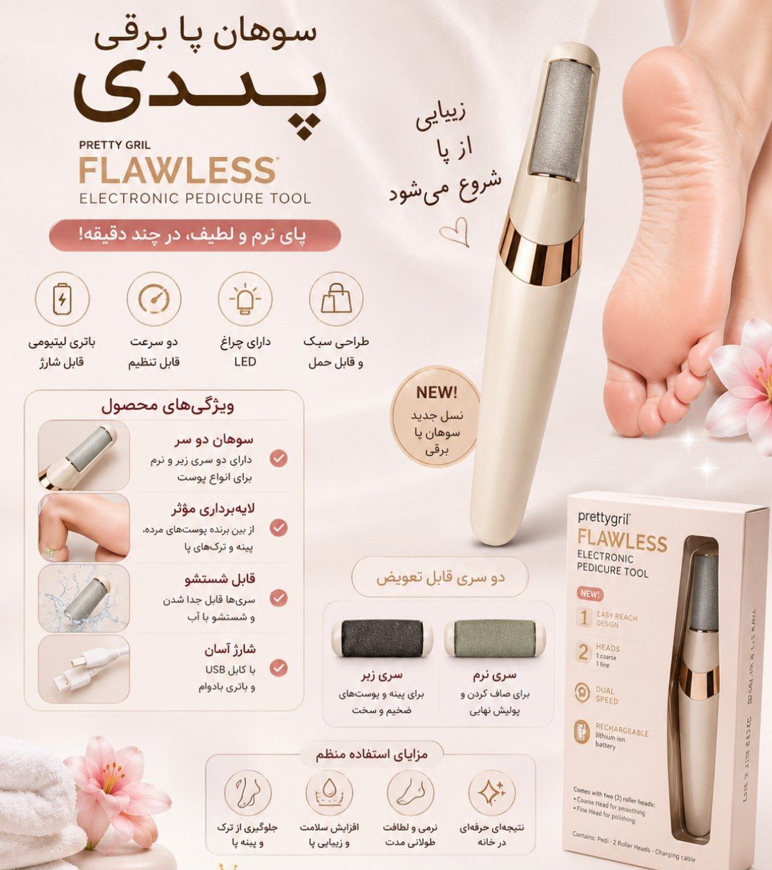 سوهان پا برقی